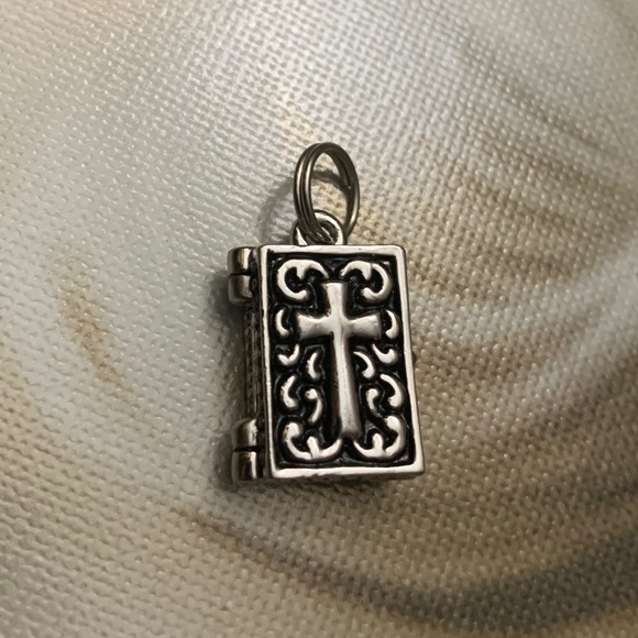 Jewelry | Bible Cross Locket Pendant With Scroll Message Inside | Poshmark